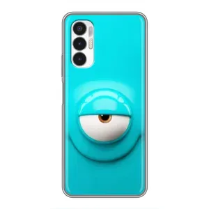 Силиконовые Чехлы (смешные стикеры) для Tecno POVA 3 (LF7n) (Одноглазик)