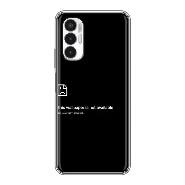 Чехол с рисунком «Ошибка» для TECNO POVA 3 (LF7n) Чехол с рисунком «Ошибка» для TECNO POVA 3 (LF7n)