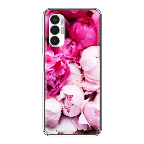 Чехол с рисунком «Пионы» для TECNO POVA 3 (LF7n) Чехол с рисунком «Пионы» для TECNO POVA 3 (LF7n)