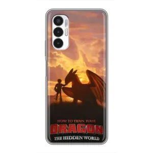 Чехол дракон Беззубик для Tecno POVA 3 (LF7n) (Постер Беззубика)