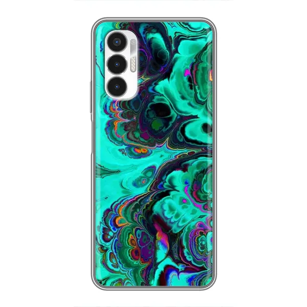 Чехол с рисунком «Салатный мрамор» для TECNO POVA 3 (LF7n) Чехол с рисунком «Салатный мрамор» для TECNO POVA 3 (LF7n)