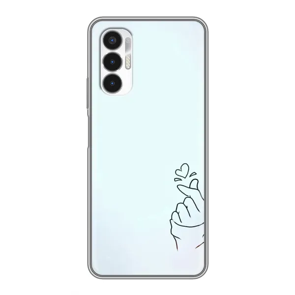 Чехол с рисунком «Сердце на голубом» для TECNO POVA 3 (LF7n) Чехол с рисунком «Сердце на голубом» для TECNO POVA 3 (LF7n)