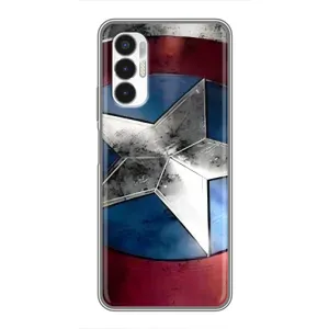 Чохол с Щітом Капітана Америки на Tecno POVA 3 (LF7n) (Щит Капітана Америки)