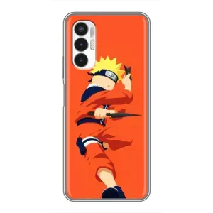 Чехлы с принтом Наруто на Tecno POVA 3 (LF7n) (Силуэт Наруто)