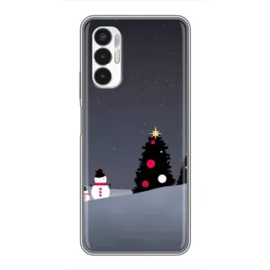 Чохли на Новий Рік Tecno POVA 3 (LF7n) (Сніговички)