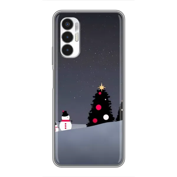 Чехол с рисунком «Снеговички» для TECNO POVA 3 (LF7n)