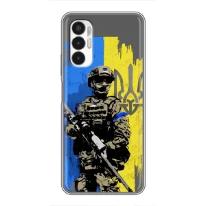 Чохли з принтом (Воїни ЗСУ) для Tecno POVA 3 (LF7n) (Солдат ЗСУ)