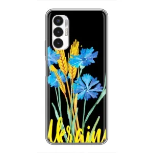 Чохол на Tecno POVA 3 (LF7n) (Український дизайн) (Україна в квітах)