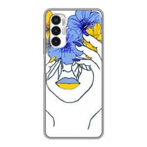 Чохол на Tecno POVA 3 (LF7n) (Український дизайн) (Українка на всю голову)