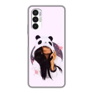 Чехол Стильные девушки на Tecno POVA 3 (LF7n) (В пижаме)