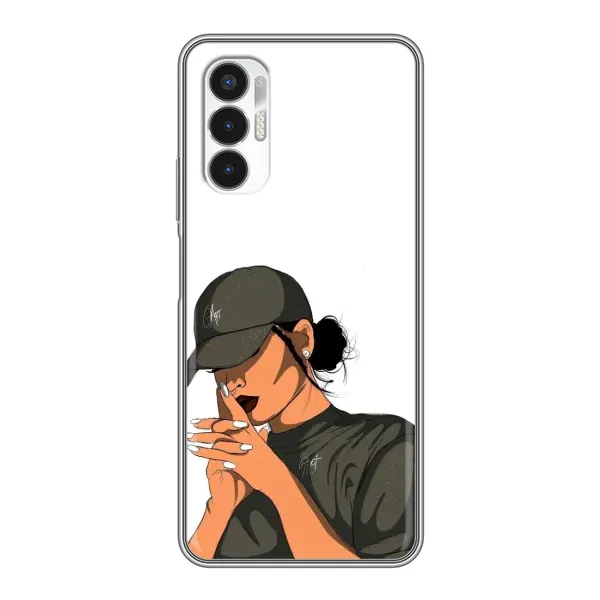 Чехол с рисунком «В зеленом» для TECNO POVA 3 (LF7n) Чехол с рисунком «В зеленом» для TECNO POVA 3 (LF7n)