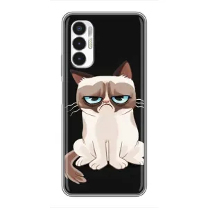 Чехол на тематику: Коты для TECNO POVA 3 (LF7n) (Взгляд кота)
