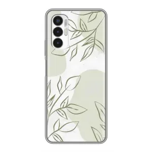 Чехол цветочный дизайн для Tecno POVA 3 (LF7n)
