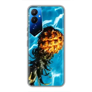 Чехол с изображением  вкусной еды для Tecno POVA 4 (LG7n) (Ананас)