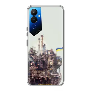 Чехлы на военную тематику для Tecno POVA 4 (LG7n) (Азовсталь)