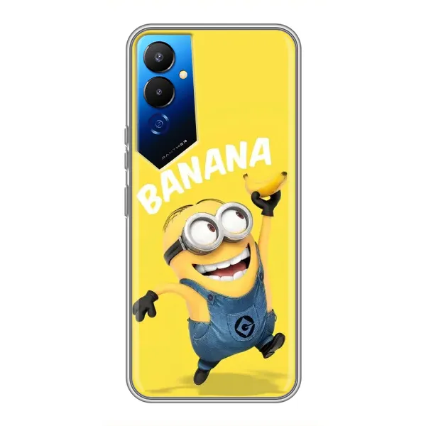Чехол с рисунком «Banana» для TECNO POVA 4 (LG7n)