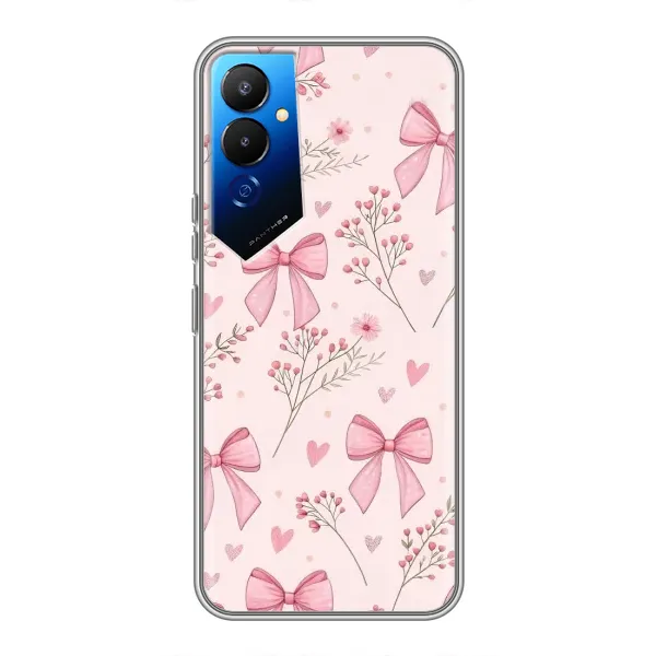 Чехол с рисунком «Банты с цветами» для TECNO POVA 4 (LG7n) Чехол с рисунком «Банты с цветами» для TECNO POVA 4 (LG7n)