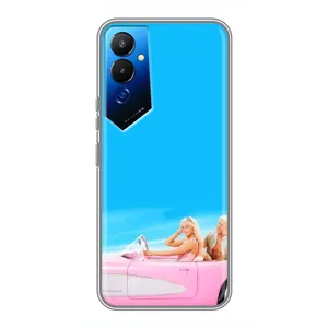 Силиконовый Чехол Барби Фильм на Tecno POVA 4 (LG7n) (Барби и Кен)