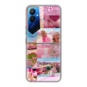 Силиконовый Чехол Барби Фильм на Tecno POVA 4 (LG7n) (Барби стиль)