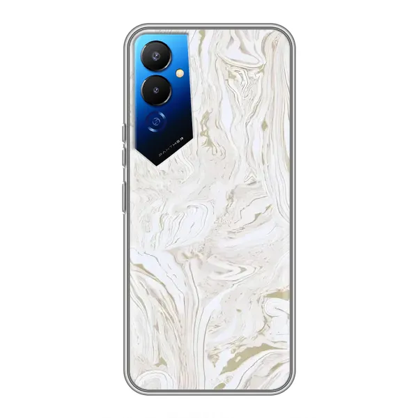 Чехол с рисунком «белый мрамор» для TECNO POVA 4 (LG7n) Чехол с рисунком «белый мрамор» для TECNO POVA 4 (LG7n)