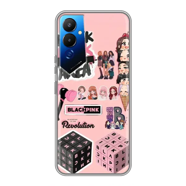 Чехол с рисунком «BLACK PINK коллаж» для TECNO POVA 4 (LG7n) Чехол с рисунком «BLACK PINK коллаж» для TECNO POVA 4 (LG7n)