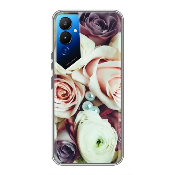 Чехол с рисунком «Букет РОЗ» для TECNO POVA 4 (LG7n)