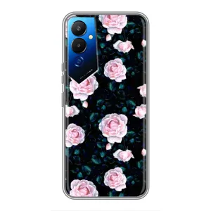 Чехлы с принтом Розочки для Tecno POVA 4 (LG7n) (Чайные розы)