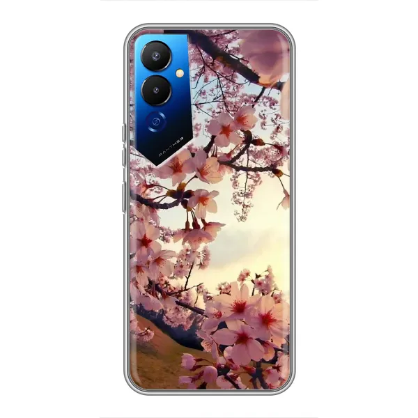 Чехол с рисунком «Цветущая сакура» для TECNO POVA 4 (LG7n) Чехол с рисунком «Цветущая сакура» для TECNO POVA 4 (LG7n)