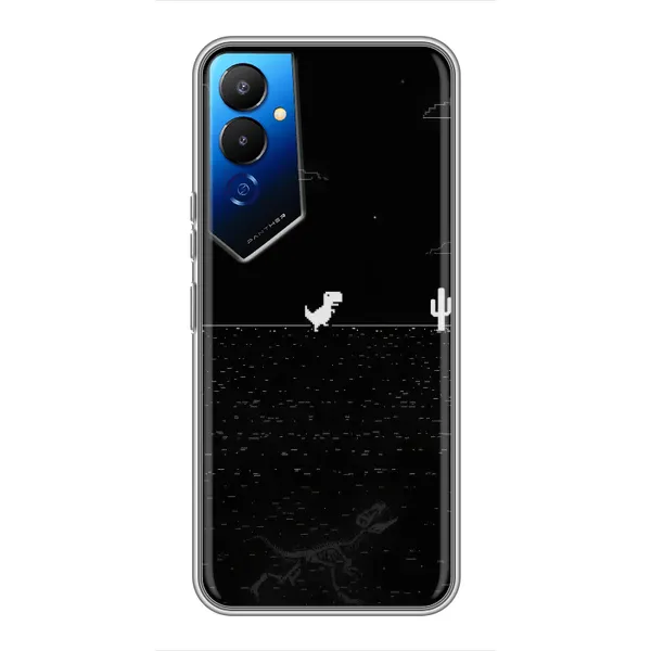 Чехол с рисунком «Динозаврик» для TECNO POVA 4 (LG7n) Чехол с рисунком «Динозаврик» для TECNO POVA 4 (LG7n)