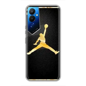 Силиконовый Чехол Nike Air Jordan на Техно Пова 4 (Джордан 23)