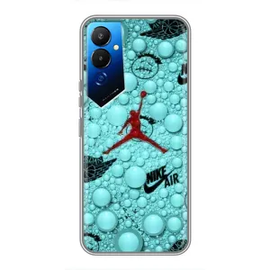 Силиконовый Чехол Nike Air Jordan на Техно Пова 4 (Джордан Найк)