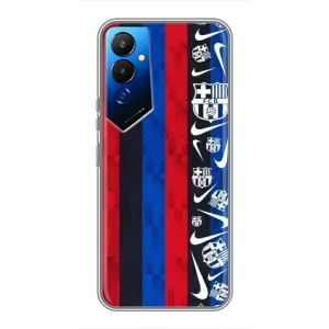 Чехол для Tecno POVA 4 (LG7n) (Барселона) (Фанат Барсы)