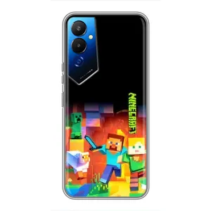 Чохли для Tecno POVA 4 (LG7n) (Персонажі МайнКрафт) (Герой Майнкрафт)