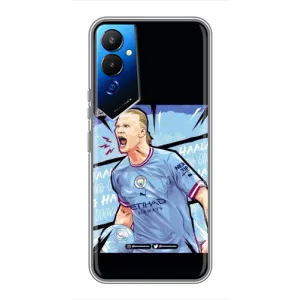 Чехлы с принтом для Tecno POVA 4 (LG7n) Футболист (гол Эрлинг Холланд)