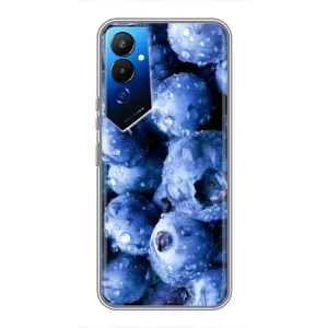 Чехол с изображением  вкусной еды для Tecno POVA 4 (LG7n) (Голубика)