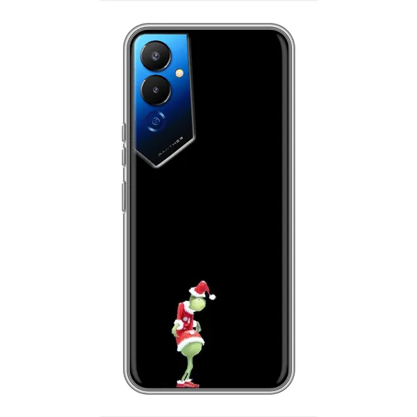 Чехол с рисунком «Гринч на чорном» для TECNO POVA 4 (LG7n) Чехол с рисунком «Гринч на чорном» для TECNO POVA 4 (LG7n)