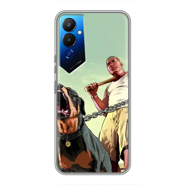 Чехол с рисунком «GTA» для TECNO POVA 4 (LG7n) Чехол с рисунком «GTA» для TECNO POVA 4 (LG7n)