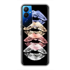 Чохол Стильні дівчата на Tecno POVA 4 (LG7n) (Губи)