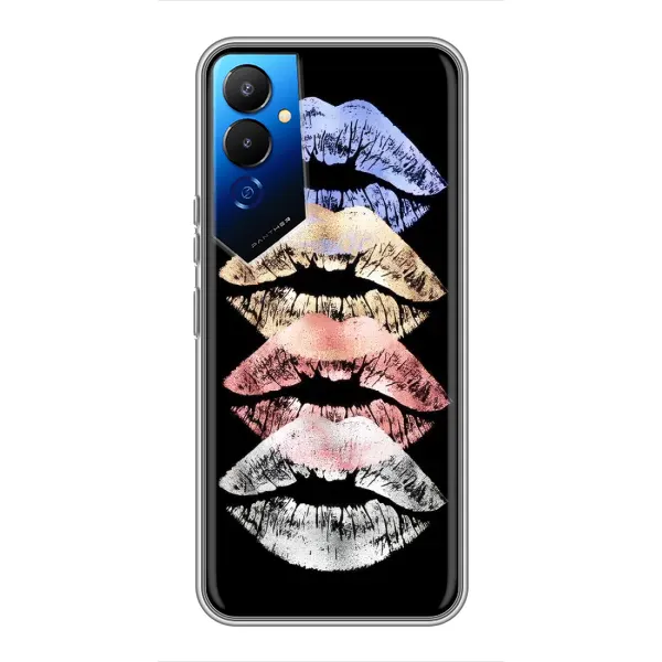 Чехол с рисунком «Губы» для TECNO POVA 4 (LG7n) Чехол с рисунком «Губы» для TECNO POVA 4 (LG7n)