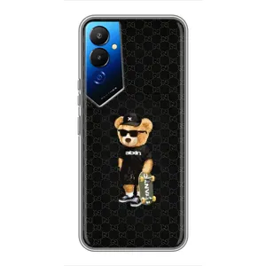 Чехлы Мишка Тедди для Техно Пова 4 (GUCCI Teddy)