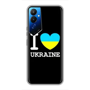 Чехол с Украинской символикой на Техно Пова 4