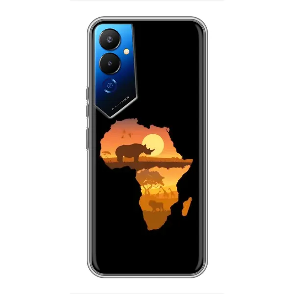 Чехол с рисунком «Карта» для TECNO POVA 4 (LG7n) Чехол с рисунком «Карта» для TECNO POVA 4 (LG7n)