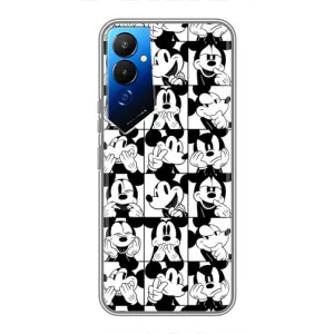 Чехлы с принтом Микки Маус на Tecno POVA 4 (LG7n) (Коллаж Микки Маус)