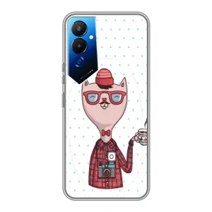 Чехол на тематику: Коты для TECNO POVA 4 (LG7n) (Кот аристократ)