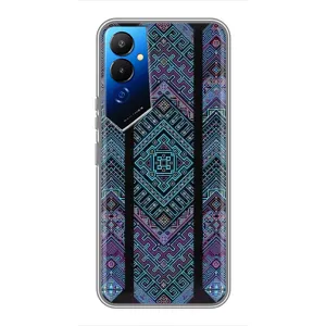 Силиконовый Чехол на Tecno POVA 4 (LG7n) (Крутой орнамент)