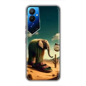 Чехол с мемами тралалело тралала для Tecno POVA 4 (LG7n)