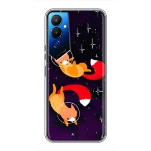 Чехол с Лисичкой для Tecno POVA 4 (LG7n) (Лисы)