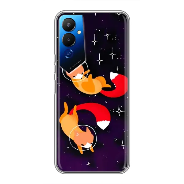 Чехол с рисунком «Лисы» для TECNO POVA 4 (LG7n) Чехол с рисунком «Лисы» для TECNO POVA 4 (LG7n)