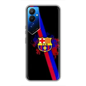 Чехол для Tecno POVA 4 (LG7n) (Барселона) (Лого Барсы)