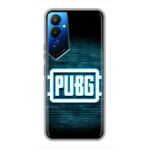 Чохол (TPU) з картинкою "Лого Пабг" на Техно Пова 4 (Лого PUBG)